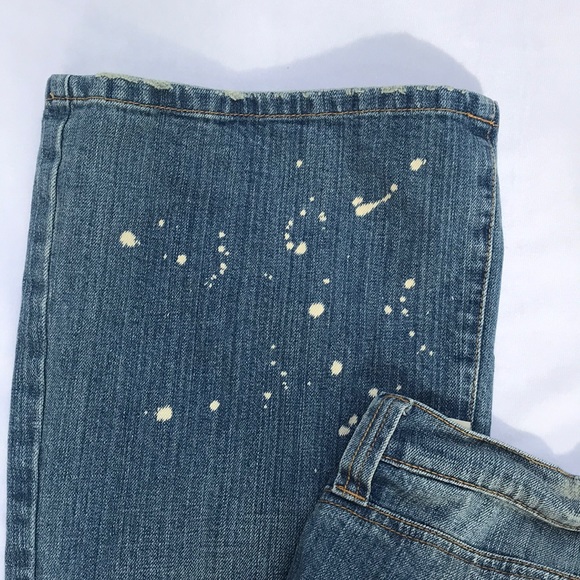 🌻 3/25 🌻 Boho Hippie Distressed Flare Leg Jeans - Picture 9 of 10